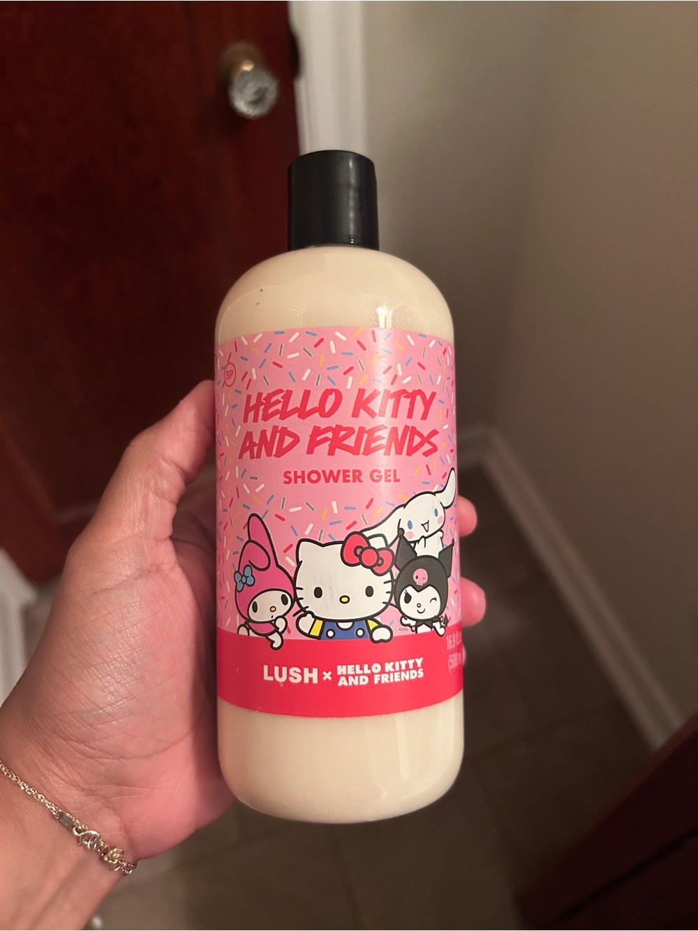 LUSH Exclusive Hello Kitty and Friends Pink Kids Shower Gel NO LONGER SOLD